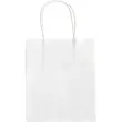 Kraftpapieren zak 110 g Folia - 18 x 21 x 8 cm - wit - set van 20