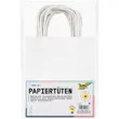 Kraftpapieren zak 110 g Folia - 18 x 21 x 8 cm - wit - set van 20