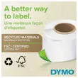 12  Rollen van 500 witte etiketten 25x54mm voor DYMO Label Writer 