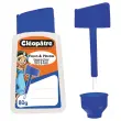 Lege Cléopâtre-fles voor vloeibare lijm 80 ml met kwastapplicator - set van 12