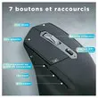 Draadloze semi-ergonomische dual connect muis 