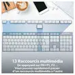 Draadloze toetsenbord + muisset Classy zwart
