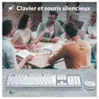Draadloze toetsenbord + muisset Classy zwart