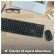 Draadloze toetsenbord + muis set Classy zwart