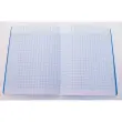 Polypropyleen schrift genaaid 96 pagina's SEYES 170x220 90g blauw