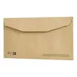 1000 MSP enveloppen van kraftpapier - 85g - 114x229mm - Venster 35x100mm - POCHECO