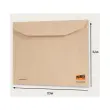 1000 MSP enveloppen van kraftpapier - 85g - 162x229mm - Venster 45x100mm - POCHECO
