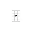 15  Etikettenbladen 63,5x38,1 mm 315etik/doos 