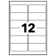 10 Etikettenbladen 99,1x42,3 mm 120etik/box