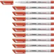 STABILO OHPen uitwisbare marker - overheadprojectie en gladde oppervlakken - fijne punt - rood