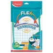 Kit wit schrijfbord, 1 stift + 1 wisser - 100% gerecycleerd