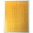 Polypropyleen schrift, genaaid, 48 pagina's SEYES 170x220 90g geel