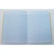 Polypropyleen schrift, genaaid, 48 pagina's SEYES 170x220 90g geel