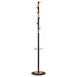 Kledingrek 6 haken - zwart/oranje