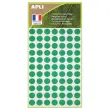 462 ronde signaalpastilles, &Oslash; 8 mm, groen, 100% gerecycled 