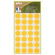 168 ronde signaalpillen, &Oslash; 15 mm, geel, 100% gerecycled 