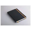 Genaaid schrift Rhodiarama A5 192 pagina's - harde kaft - zwart - RHODIA
