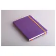 Genaaid schrift Rhodiarama A5 192 pagina's - harde kaft - paars - RHODIA 