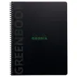 Rhodia notitieboek van gerecycled polypropyleen 160 pagina's A4+ 5x5. Zwart