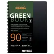 Rhodia notitieboek van gerecycled polypropyleen 160 pagina's A4+ 5x5. Zwart