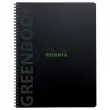 Rhodia notitieboek van gerecycled polypropyleen 160 pagina's A4+ 5x5. Zwart