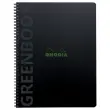 Rhodia notitieboek van gerecycled polypropyleen 160 pagina's A4+ Gelijnd. Zwart