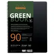 Rhodia notitieboek van gerecycled polypropyleen 160 pagina's A4+ Gelijnd. Zwart