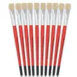 Platte borstel nr. 16 - OZ - van zijde - acryl- en olieverf