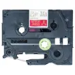 Label tape stof goud op bordeaux 12 mm (4m)