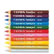 LYRA dikke kleurpotlood - 6,3 mm stift - assorti kleuren - set van 12 