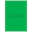 100  Etikettenbladen L210xH148,5 mm 200 etiketten/doos, felgroen 
