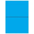 100 Etikettenbladen L210xH148,5 mm 200 etiketten/doos, felblauw