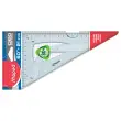 Hoekmeter 60&deg; lange zijde 21 cm - GEOMETRIC, van gerecycled plastic 