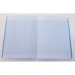 Polypropyleen schrift, genaaid, 48 pagina's SEYES 170x220 90g blauw