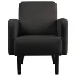 Fauteuil LISBOA 1 plaats Zwart kunstleer gemonteerd