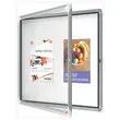 Premium PLus magnetische vitrinekast voor binnen 6A4 NOBO