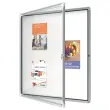 Vitrinekast voor buiten magnetische Premium PLUS 12A4 NOBO