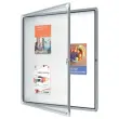Vitrinekast voor buiten magnetische Premium PLUS 12A4 NOBO