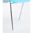 Transparante blauwe Charlotte stoel