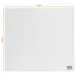 Whiteboard in glas 45 x 45 cm NOBO