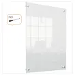 Transparant acryl whiteboard 60 x 45 cm NOBO