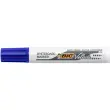 BIC Velleda 1791 Viltstiften voor Whiteboard, Droog Uitwisbaar, Brede beitelpunt - Blauw, Doos van 12