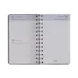 Dagagenda Brepols Gerecycled polypro - 10x16,5 cm - Zwart
