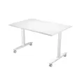 kantelbare tafel op wielen 120x80x74,1 cm wit/wit