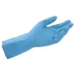 Paar Blauwe latex huishoudhandschoenen maat 7