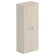 Hoge melamine kast 2 deuren 197x80x42cm acacia