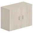 Lage melamine kast 2 deuren 73x100x42cm licht acacia
