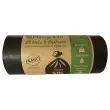 25 Flexigreen 50L zakken met traditionele banden - Zwart