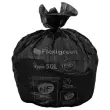 25 Flexigreen 50L zakken met traditionele banden - Zwart