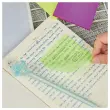 Pakje met 50 transparante zelfklevende memoblaadjes 75x75 mm - Wit 